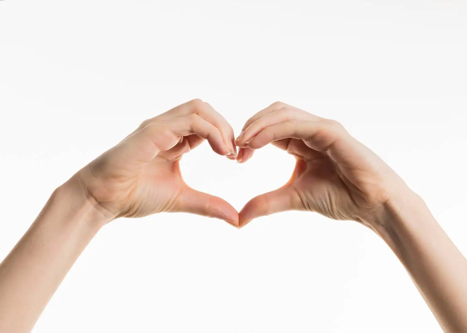2 hands together